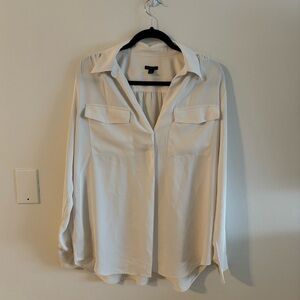 Ann Taylor Cream Women's Blouse